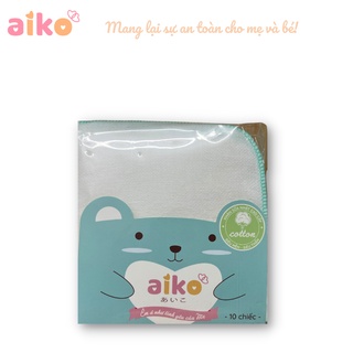 Khăn sữa nhật cao cấp 4 lớp aiko - 10 cái/túi