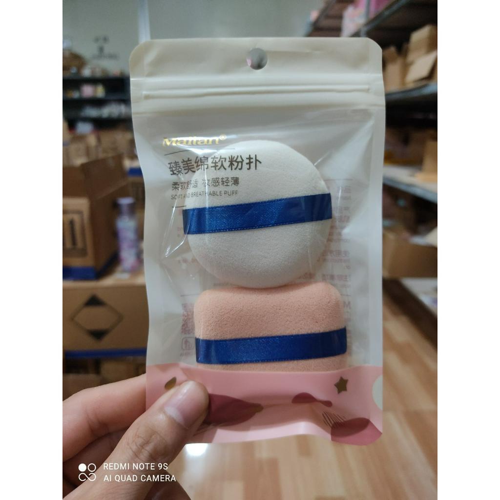 set 2 túi bông mút malian