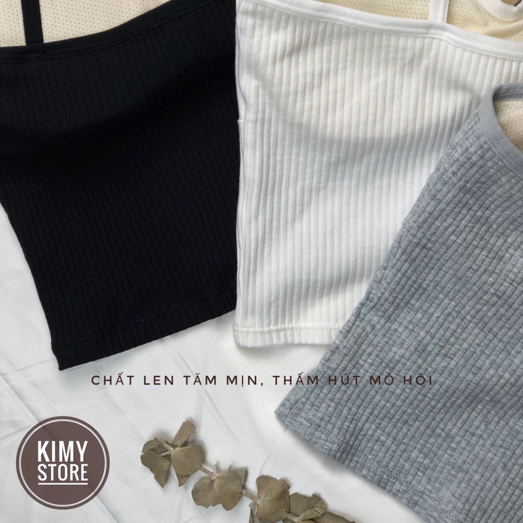 Áo hai dây, quây ngực chất len tăm mịn-Áo quây có đệm lót mỏng nâng ngực, 3 cúc | BigBuy360 - bigbuy360.vn