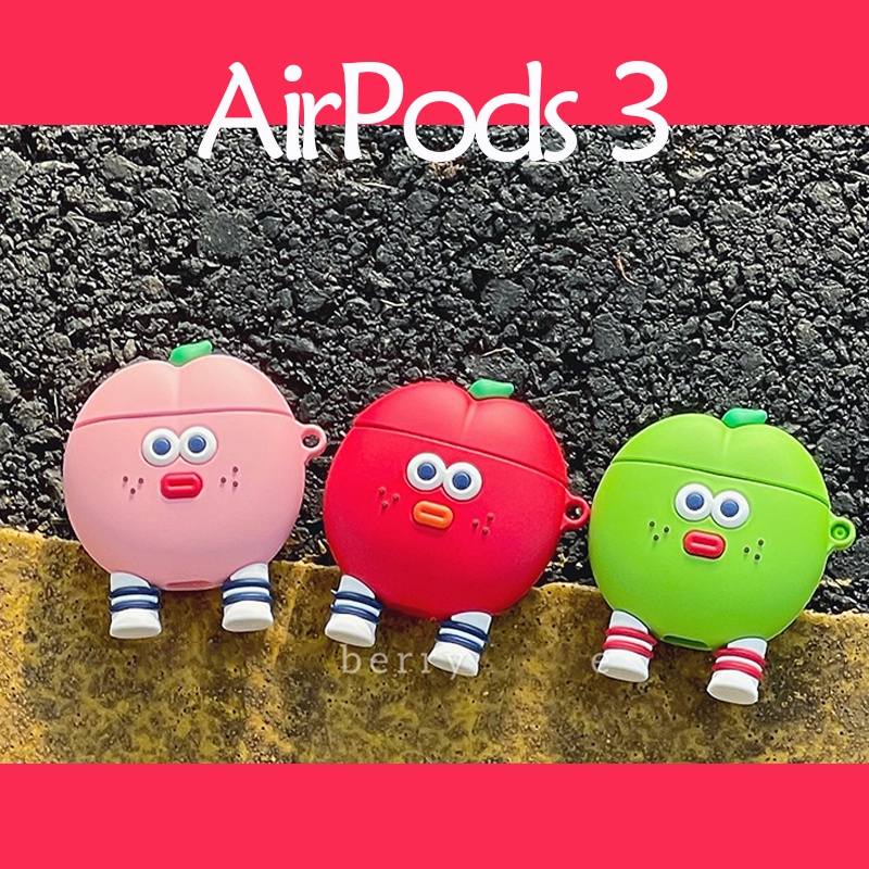 Vỏ Bảo Vệ Hộp Sạc Tai Nghe Airpods 3 Pro 2 3 Họa Tiết Trái Cây Dễ Thương Chất Lượng Cao 2021 Ốp