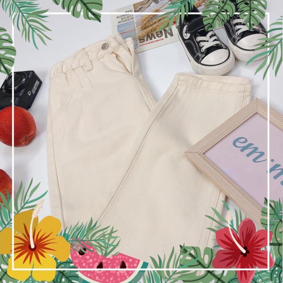 Quần Jean Baggy Trắng - Chất Dày Dặn - Style Hàn Quốc - Cực Xinh az1 * ) ,