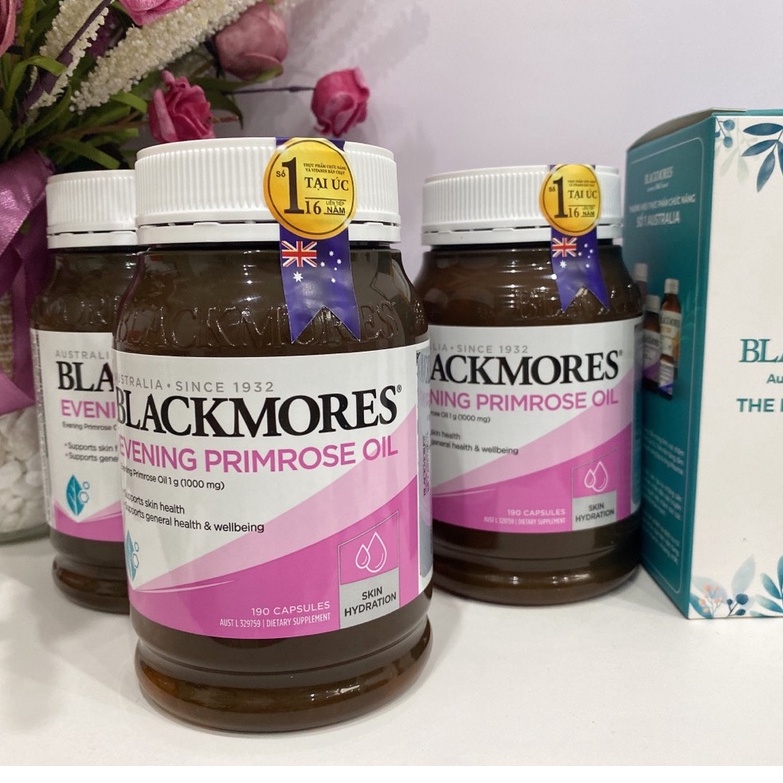 Tinh Dầu Hoa Anh Thảo Blackmores Evening Primrose Oil Úc Cân Bằng Nội Tiết Tố, Sáng Da (125 viên)