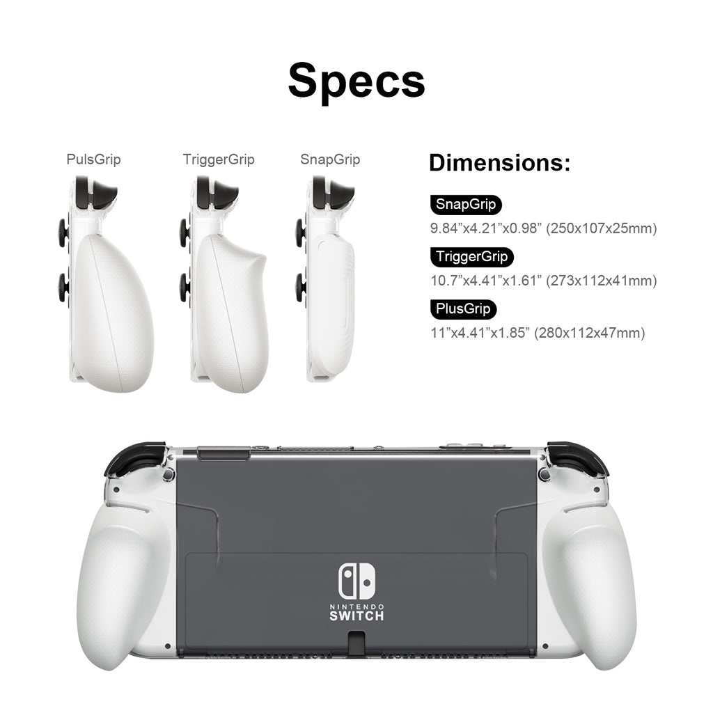 Bộ Gripcase & maxcarry case hãng skull & co cho máy nintendo switch oled
