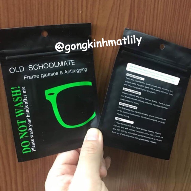 Khăn nano chống sương mờ kính khi đeo khẩu trang Lilyeyewear | BigBuy360 - bigbuy360.vn