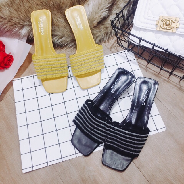 🎀 guốc quai len tăm cực đẹp