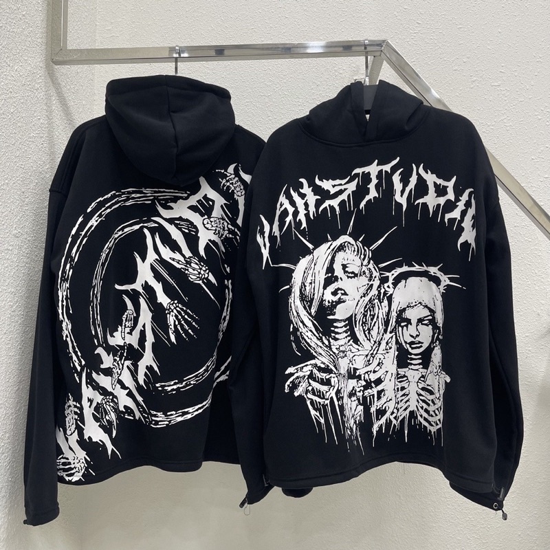 Áo hoodie vah studio QUEEN DEVIL Áo khoác nỉ  vah.studio chất nỉ bông cao cấp BỊ