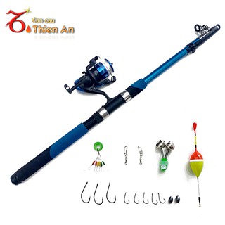 Bộ cần câu máy cần SHIMANO Máy YF200 + Tặng kèm 6 phụ kiện