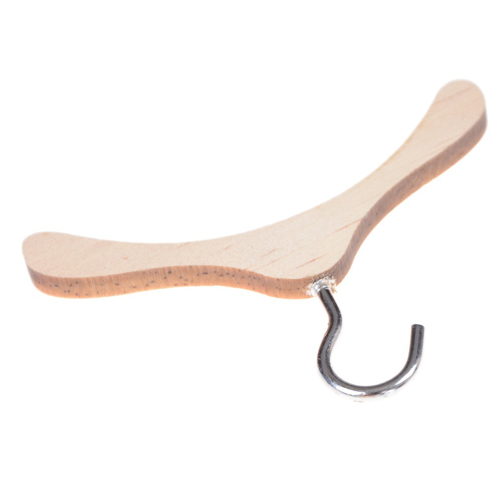 1 Móc Treo Quần Áo Búp Bê Bằng Gỗ