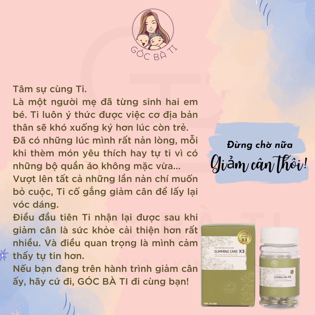[ CHÍNH HÃNG BÁN TRÊN 5000SP ] TRÀ XANH GC SLIMMING CARE X3