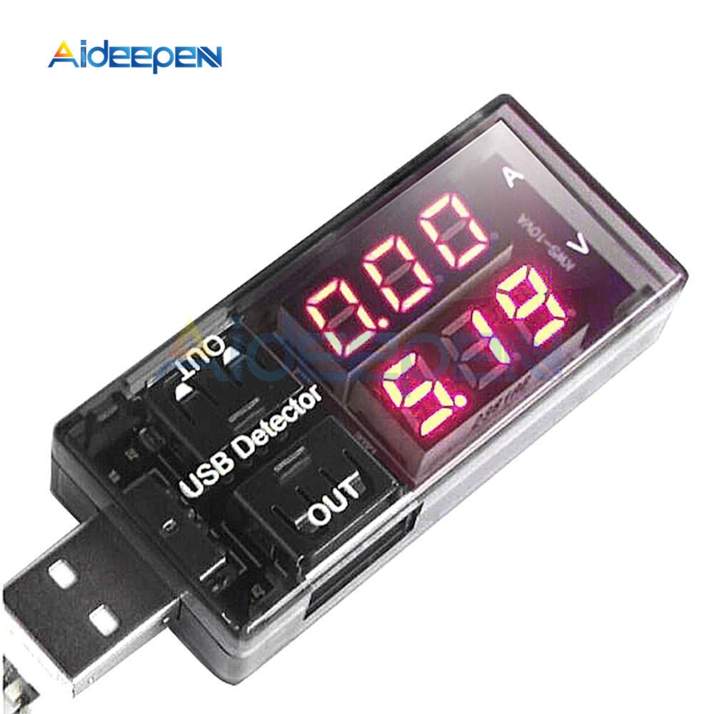 Thiết Bị Đo Dòng Điện USB Thông Minh Hiển Thị Kép Kỹ Thuật Số