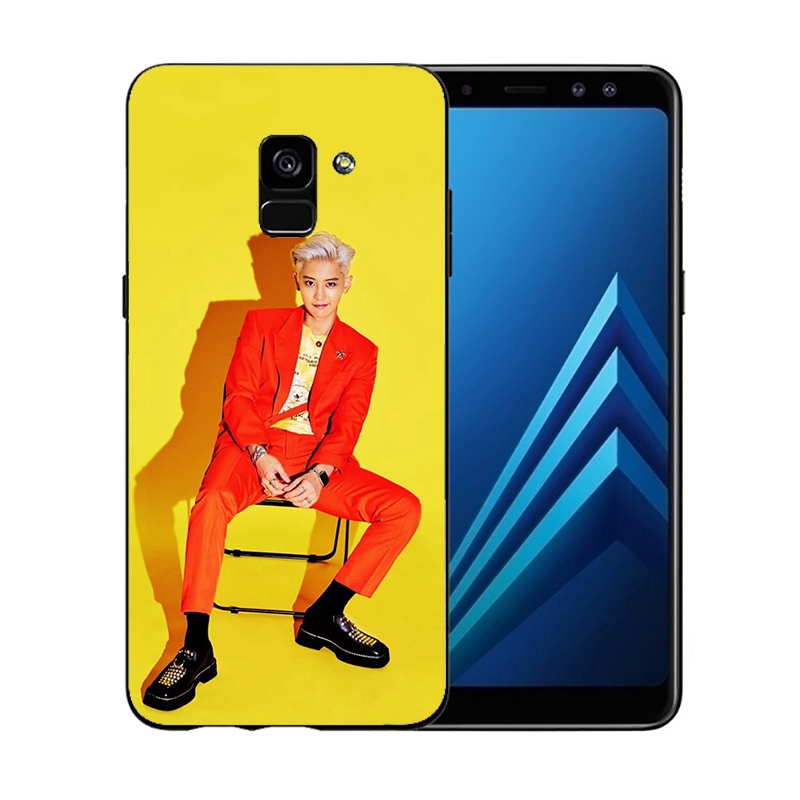 Ốp Điện Thoại In Logo Exo Cho Samsung Galaxy J6 A6 Plus A5 A7 A8 A9 2018 Note 8 9 10