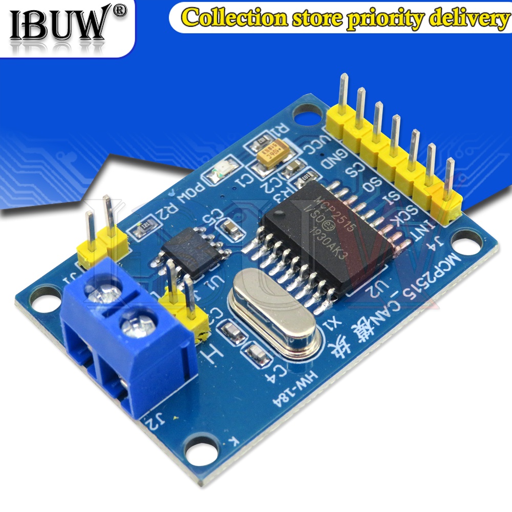 Mô Đun MCP2515 CAN Bus TJA1050 SPI Điều Khiển 51 MCU ARM Cho Arduino DIY