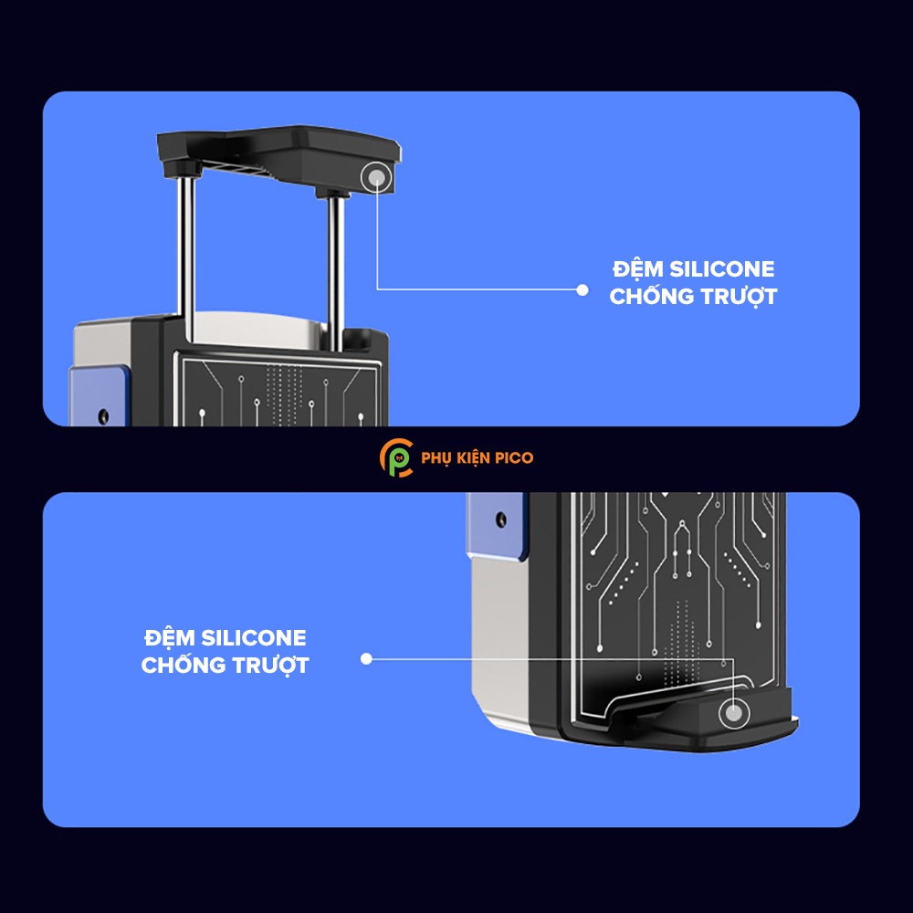 Quạt tản nhiệt điện thoại Memo DL08 bản mới nhất 2022 tản nhiệt gaming sò lạnh siêu mát, LED RGB