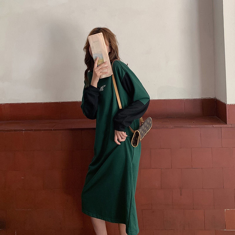 Đầm Sweater Dáng Rộng Phong Cách Hàn Quốc Thời Trang Cho Nữ 200kg