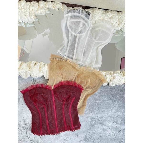 ÁO CUP LƯỚI KHOÁ LƯNG SEXY MS12148