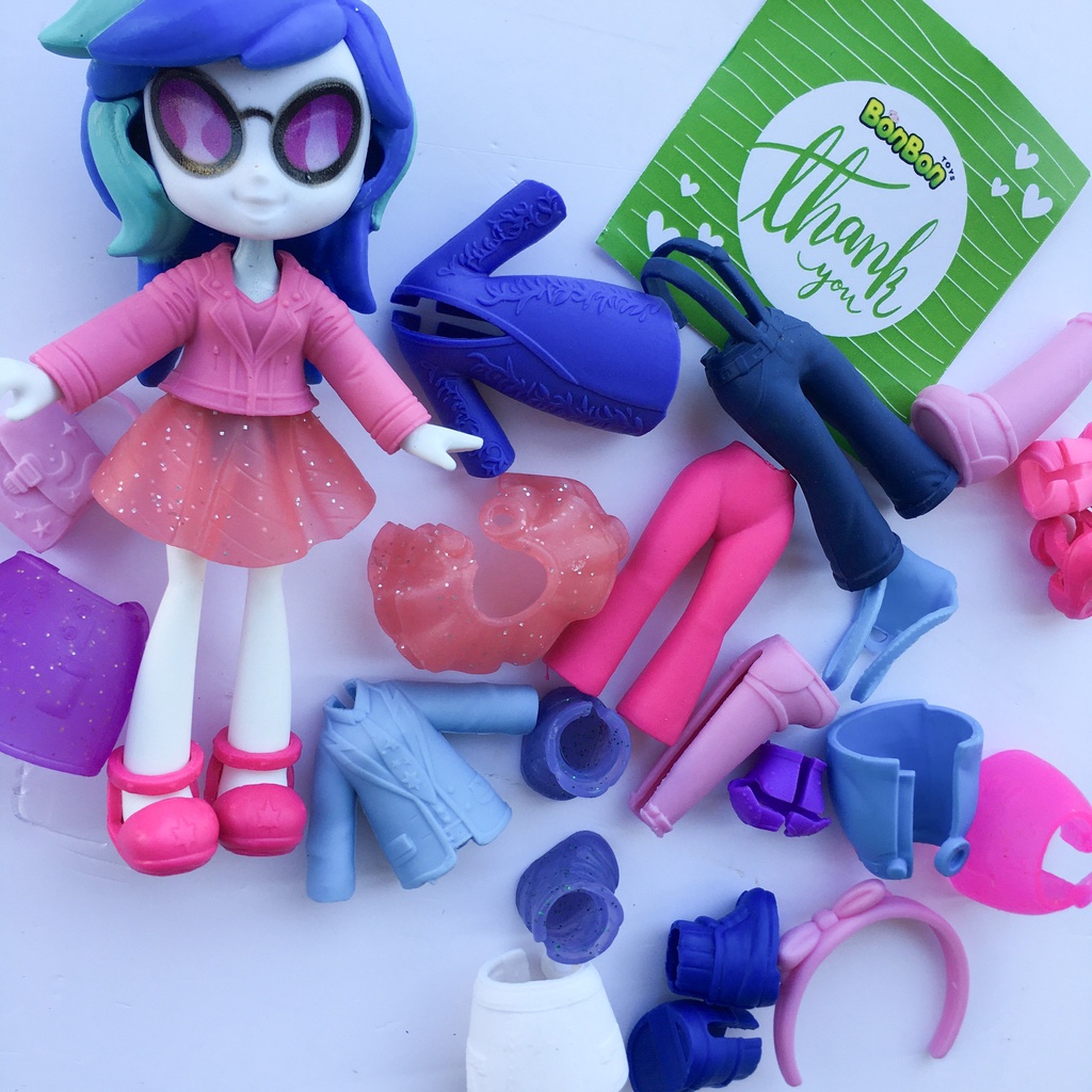 Set búp bê Pony & 15 phụ kiện đáng yêu, búp bê thay quần áo - giày dép được, bé gái từ 4 tuổi