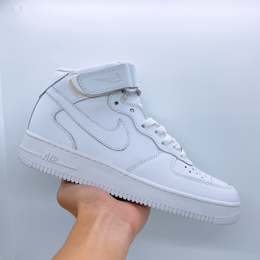 [FreeShip] [Ảnh thật] Giày thể thao nam nữ cổ cao FULL White mã NFW- Manh_Sneaker.