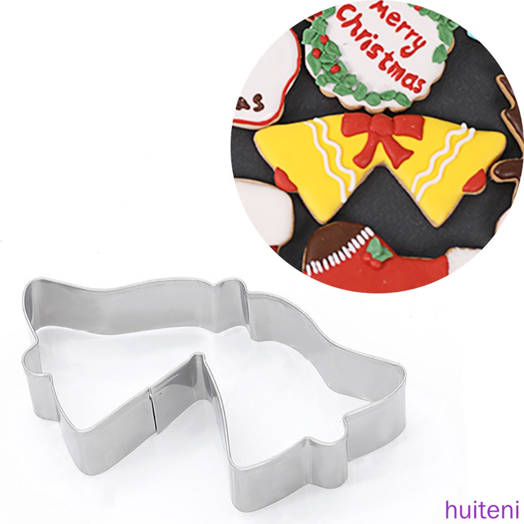 Bộ 14 khuôn cắt bánh bằng thép không gỉ phong cách Giáng Sinh