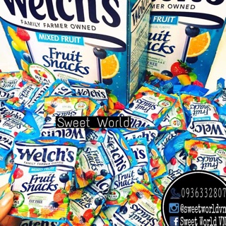 [COMBO 5 GÓI] Kẹo dẻo trái cây Welch's Fruit Snacks (22,7g) - Mỹ
