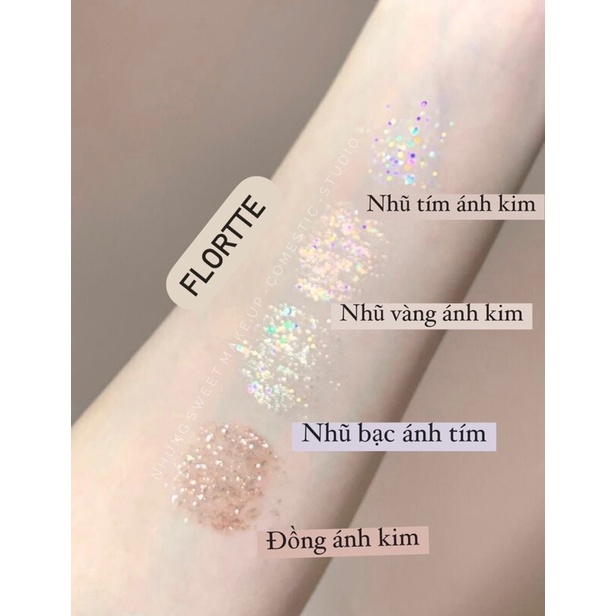 Nhũ Gel lấp lánh dễ dàng vẽ liner  🌟✨ Bền lâu suốt cả ngày -  Nhũ hạt lớn nhỉ óng ánh đan xem đủ tone hot trend