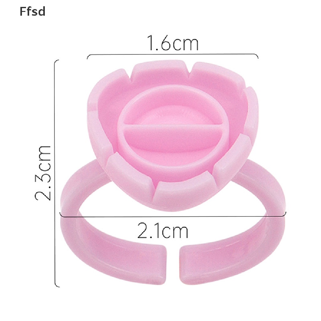 [Hàng mới về] 100 cái vòng giữ keo nối mi tiện dụng