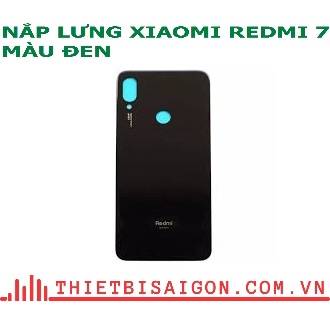 NẮP LƯNG XIAOMI REDMI 7 MÀU ĐEN