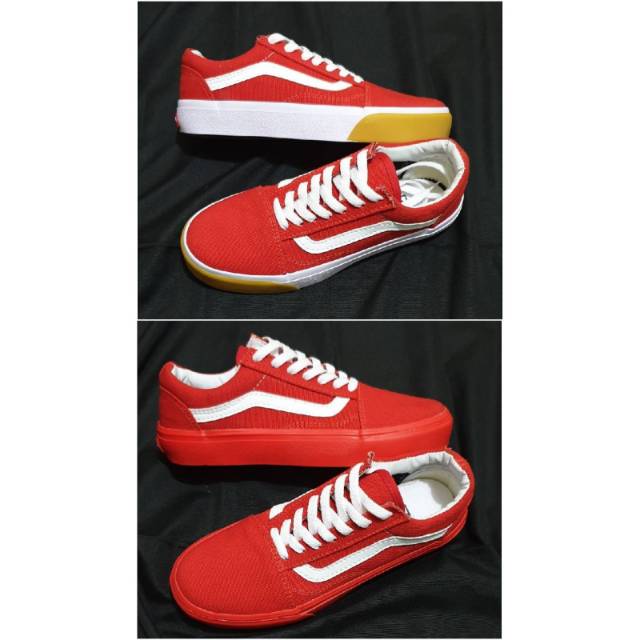 Giày Vans Old Skool - Màu Đỏ