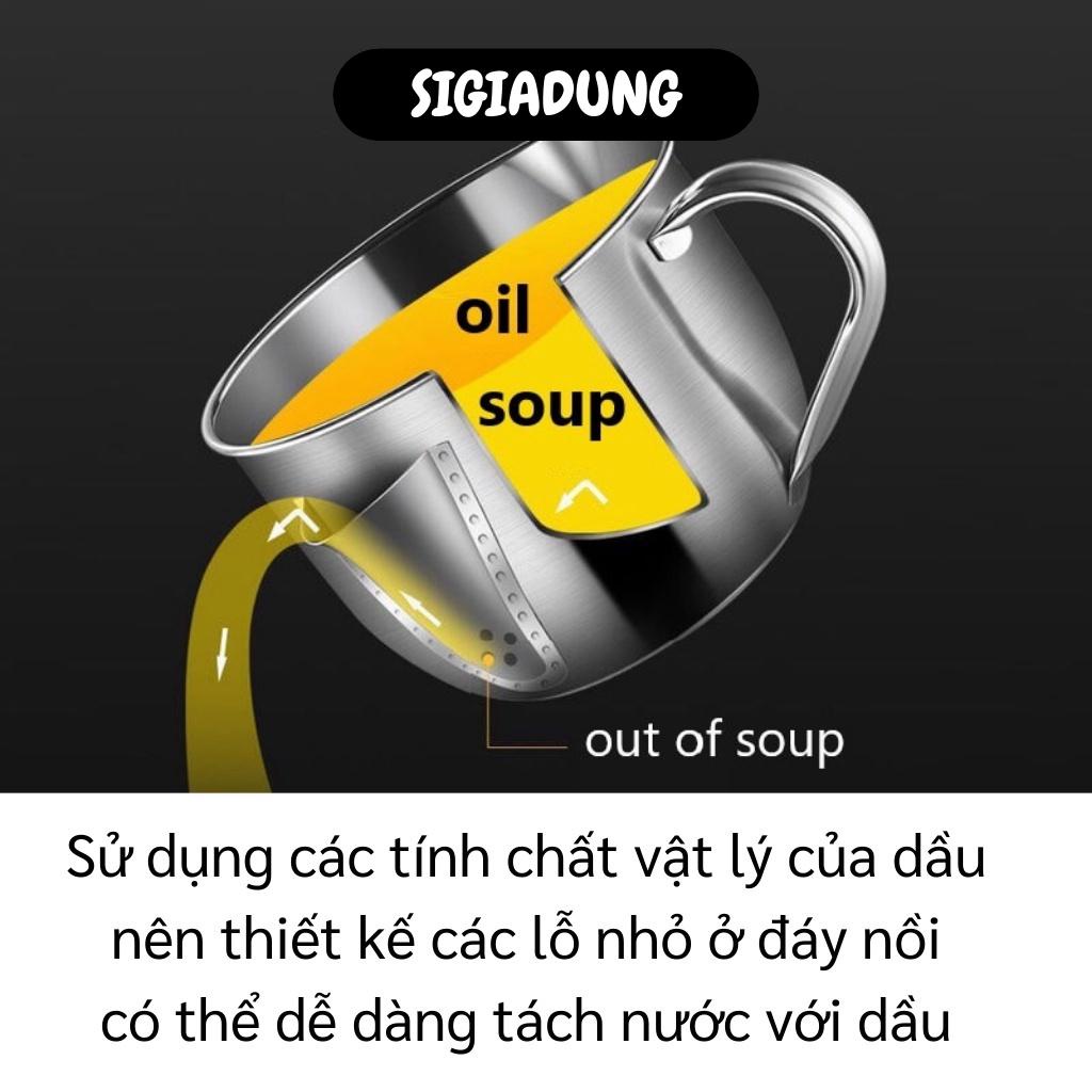 [SGD] Ca Tách Dầu Ăn, Nước Béo - Nồi Gạn Mỡ, Chất Béo 1000ml Có Thể Đun Trên Bếp Từ 10029