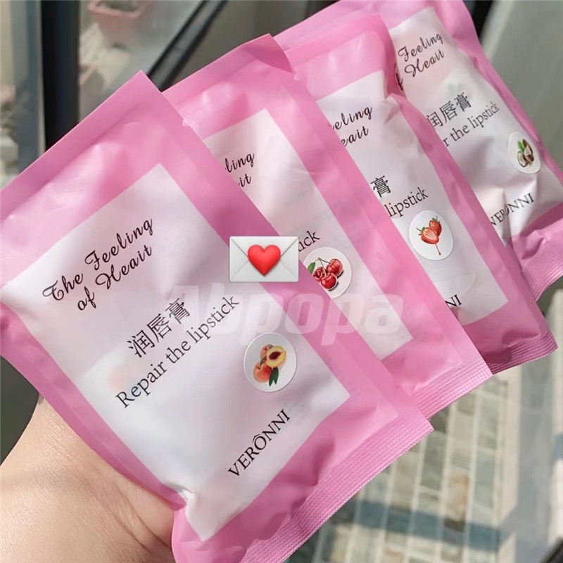 Abpopa VERONNI® Son Dưỡng Môi Mật Ong Tự Nhiên Màu Sắc NUED Cho Học Sinh Sử Dụng Hàng Ngày