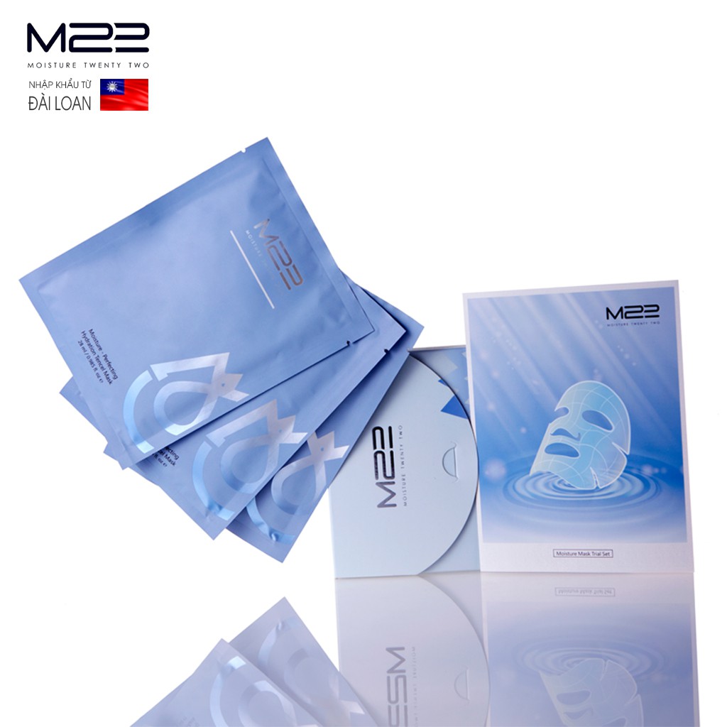 Mặt nạ sợi tencel dưỡng ẩm, phục hồi da M22 Hydration Tencel Mask (Hộp 5 miếng)