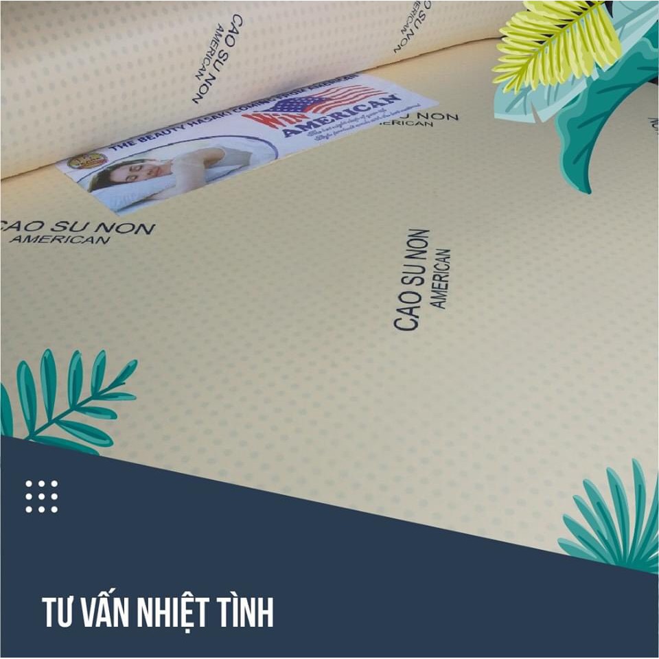 [FREESHIP] - Nệm Cao Su non American [CHÍNH HÃNG BẢO HÀNH 15 NĂM]