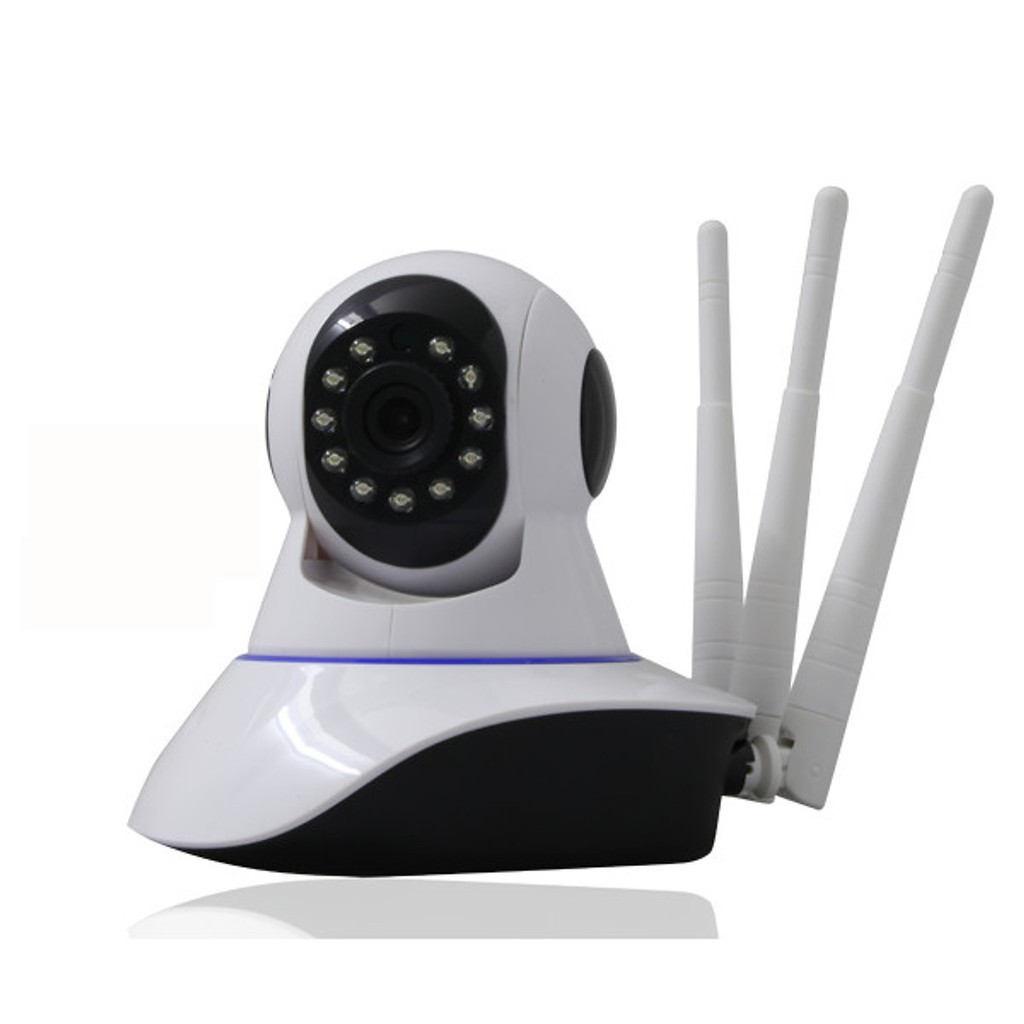 Camera Ip Yoose 3 Râu 2.0 Xoay 360 Độ Bắt Wifi Cực Khỏe - Theo dõi ngày đêm tích hợp thu và phát âm thanh /uy tín