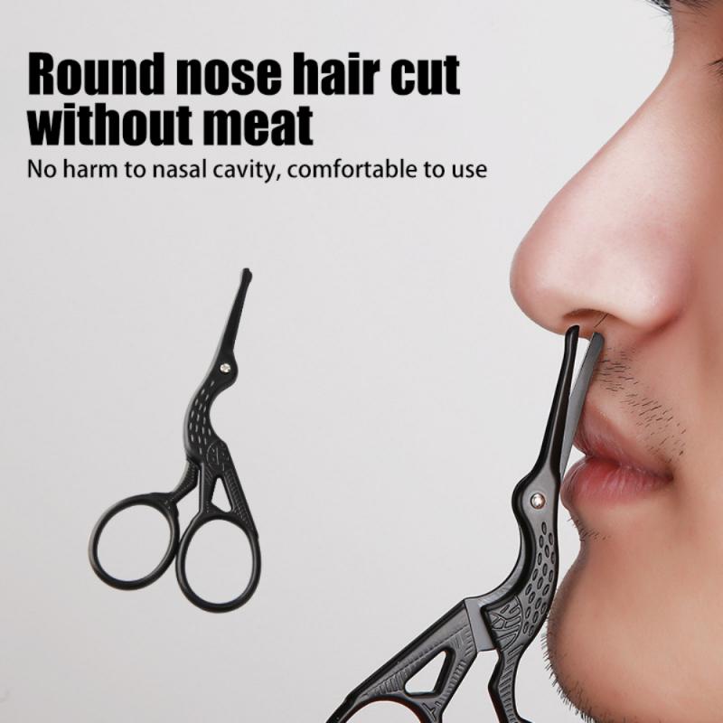 Kéo Tỉa Lông Mũi Và Tai Đầu Tròn An Toàn Bằng Thép Không Gỉ