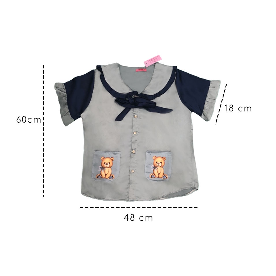 Đồ ngủ pijama ngắn lụa satin, pijama lụa satin, bộ ngủ nữ lụa vải căng bóng sang mịn lịch sự cổ bèo