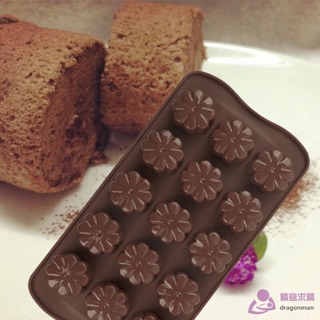 Khuôn silicon 15 bông hoa