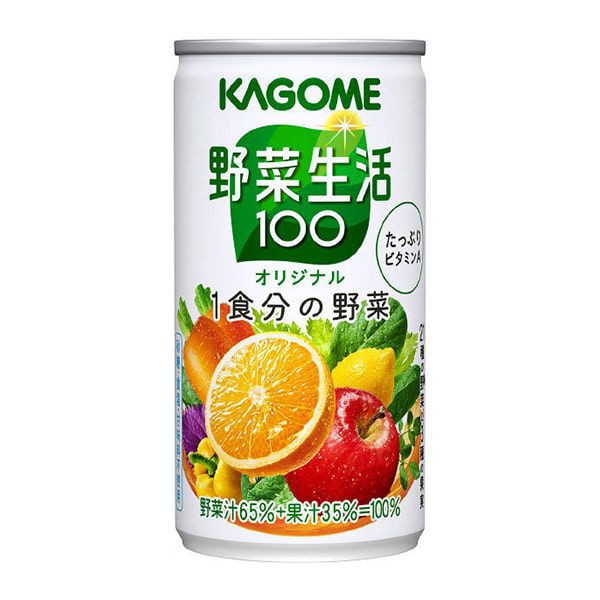 Nước rau quả hiệu Kagome lon 190g