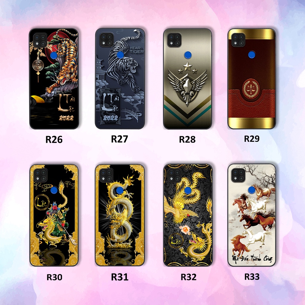 Ốp Xiaomi Redmi 9C in hình tài lộc,mã đáo ốp lưng cao cấp chất lượng