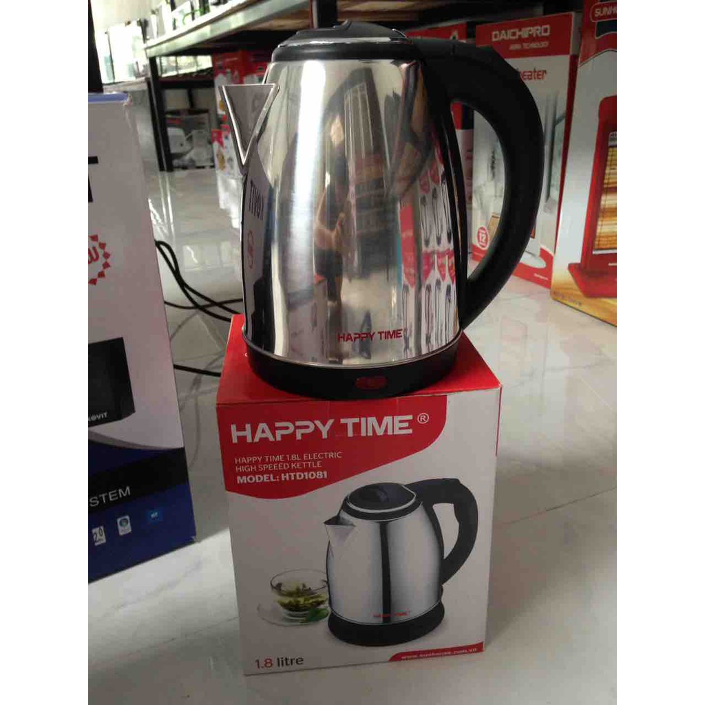 Ấm siêu tốc inox 1.8L HAPPY TIME HTD1081