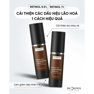 DRCEUTICS Kem Dưỡng Chống Lão Hoá Chứa Retinol Niacinamide  Và Dịch Chiết Tế Bào Gốc Quả Táo (30ml)
