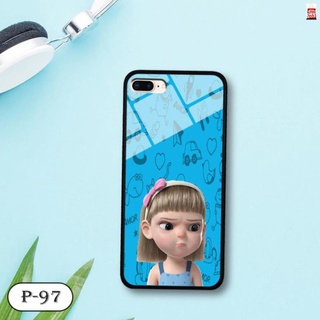 Ốp lưng kính 3D iPhone 7 Plus/ 8 Plus-cute mới
