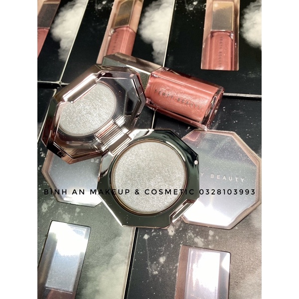 Set bắt sáng kèm son Fenty Beauty Diamond