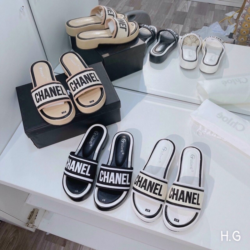 Dép lê quai ngang đế 3cm