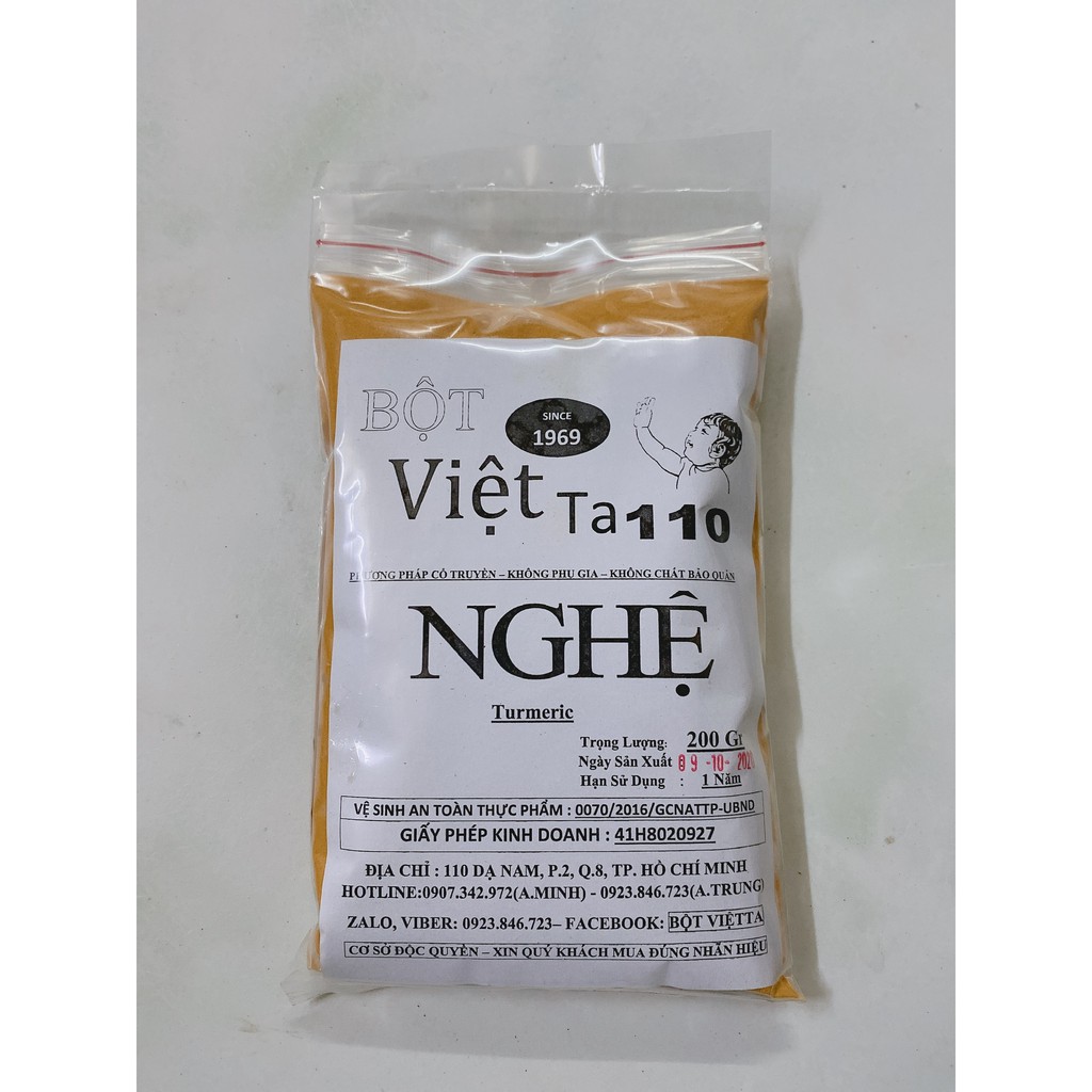 Bột Nghệ Vàng Bột Việt Ta