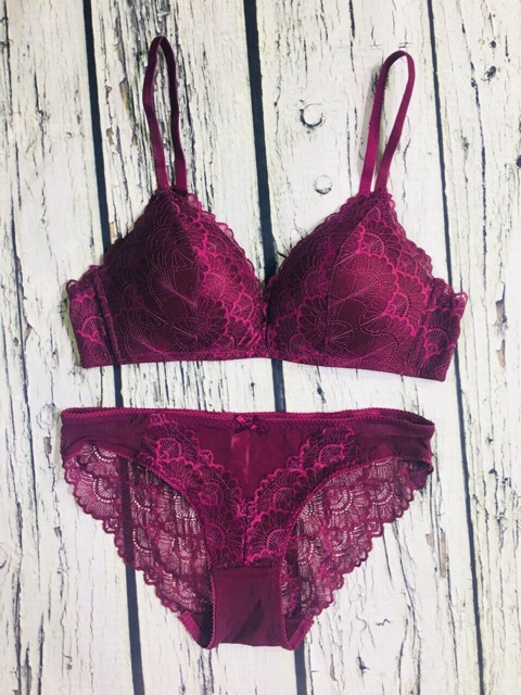 Bộ đồ lót KL ren không gọng, mút mỏng BL | BigBuy360 - bigbuy360.vn