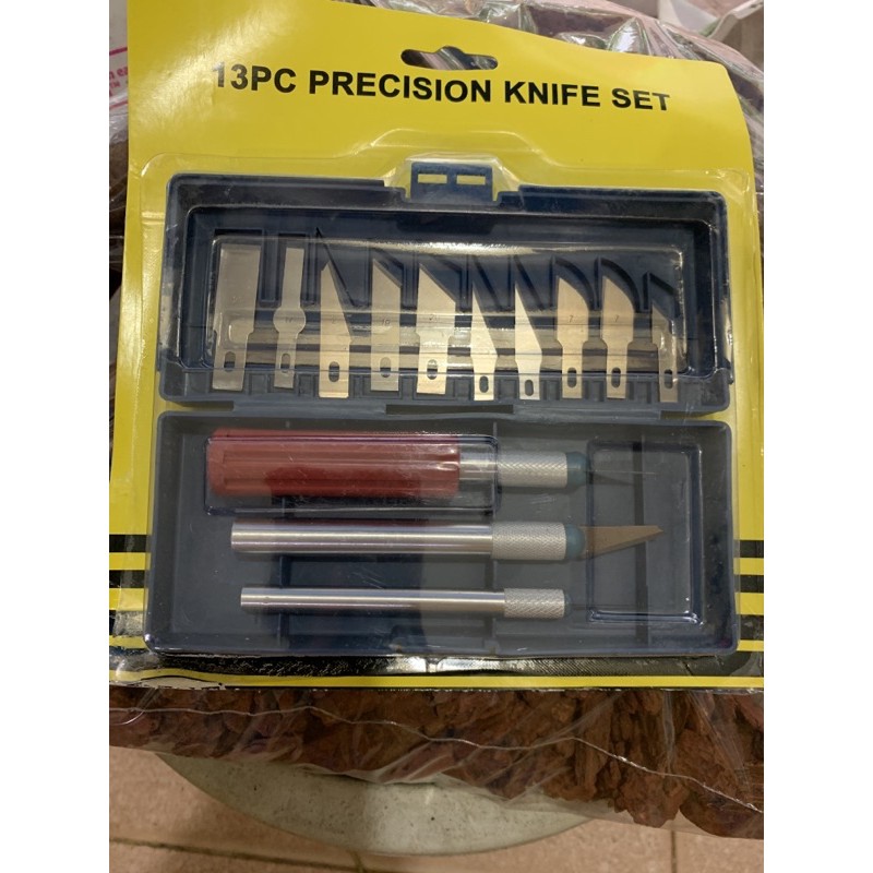 1 bộ dao mini tách chiết gồm 13 món
