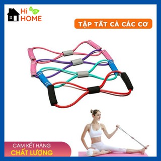 Dây kéo đàn hồi kháng lực, dây cao su đa năng, co giãn tốt, chất liệu cao su TPE, kết hợp nhiều bài tập gym, thể thao