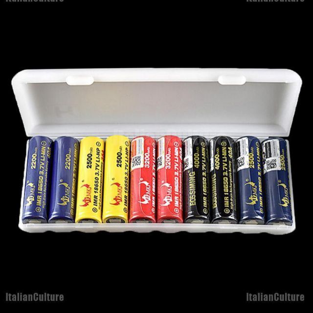 Hàng hót bộ hộp đựng 10 Cell pin 18650 tiện dụng