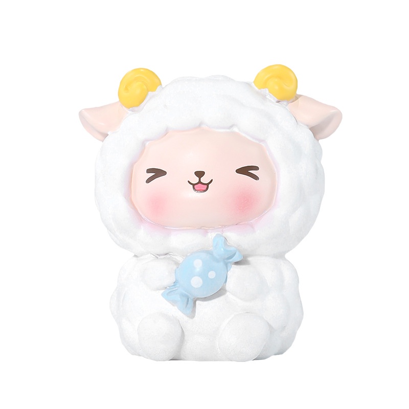 Tượng Cừu con trang trí ô tô, bàn làm việc siêu dễ thương  - Linh Tinh 10k