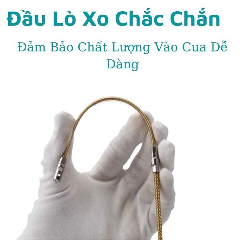 Dây mồi đầu bánh xe đường kính 4mm thép siêu bền,tặng kèm 1 dây buộc dây điện m