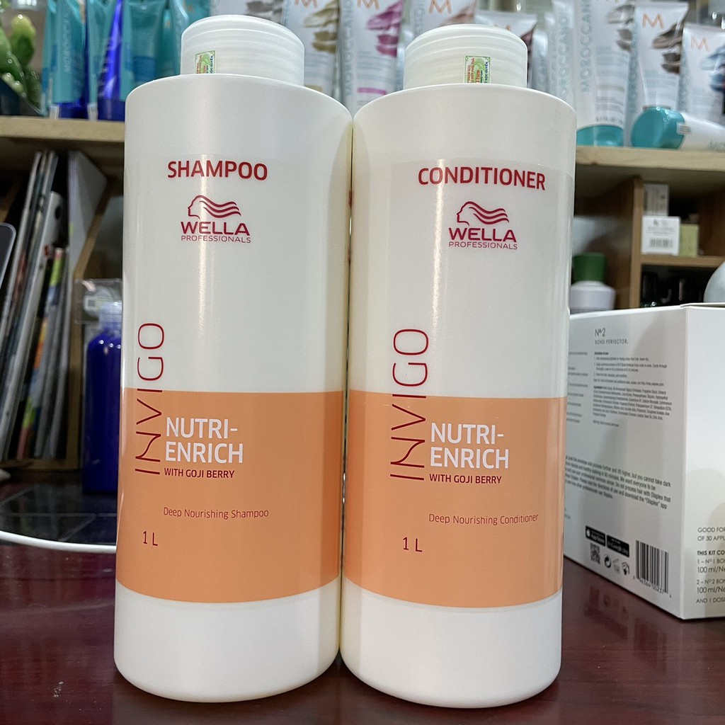 Dầu xả tăng cường dưỡng chất Wella INVIGO Nutri Enrich Deep Nourishing Conditioner 1000ml